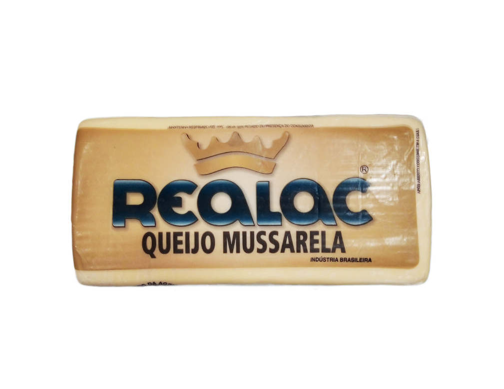 MUÇARELA REALAC 4 KG (CX 6 PÇ) *** NÃO FATIA